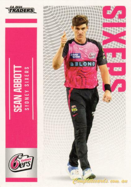 2024-25 Cricket Traders - Common - 127 - Sean Abbott - Sydney Sixers