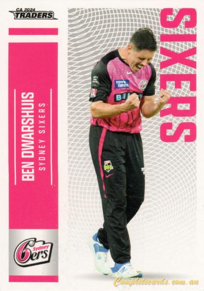 2024-25 Cricket Traders - Common - 128 - Ben Dwarshuis - Sydney Sixers