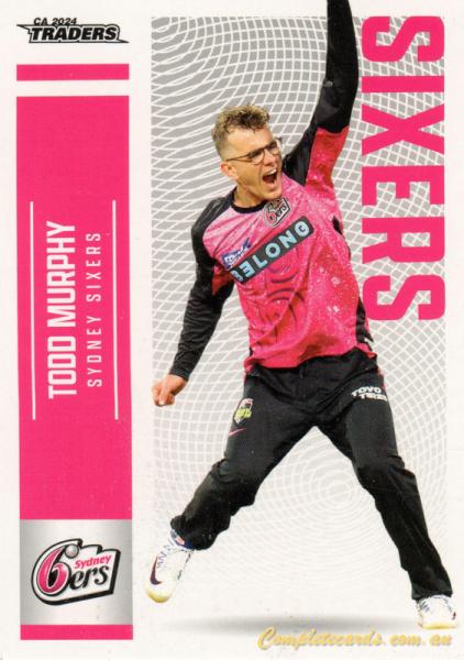 2024-25 Cricket Traders - Common - 132 - Todd Murphy - Sydney Sixers