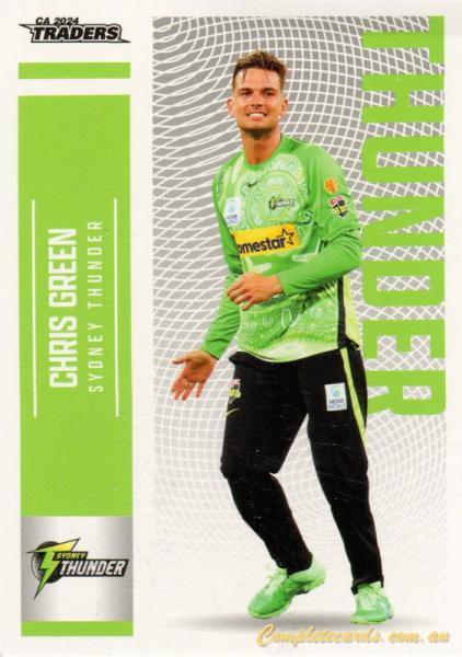 2024-25 Cricket Traders - Common - 142 - Chris Green - Sydney Thunder