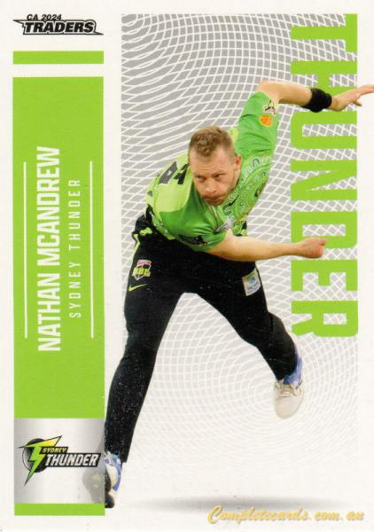 2024-25 Cricket Traders - Common - 144 - Nathan McAndrew - Sydney Thunder