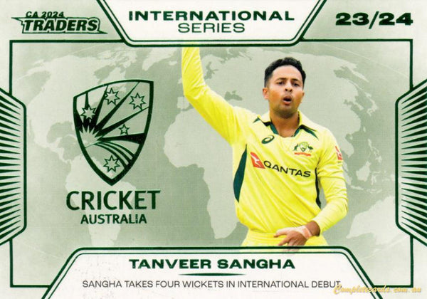 2024-25 Cricket Traders - International Series - IS 09 - Tanveer Sangha - Australia