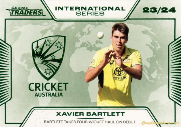 2024-25 Cricket Traders - International Series - IS 17 - Xavier Bartlett - Australia