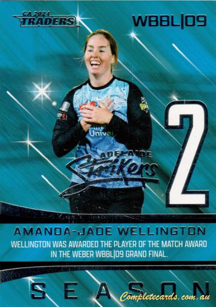 2024-25 Cricket Traders - Season To Remember - STR 01 - Amanda-Jade Wellington - Adelaide Strikers