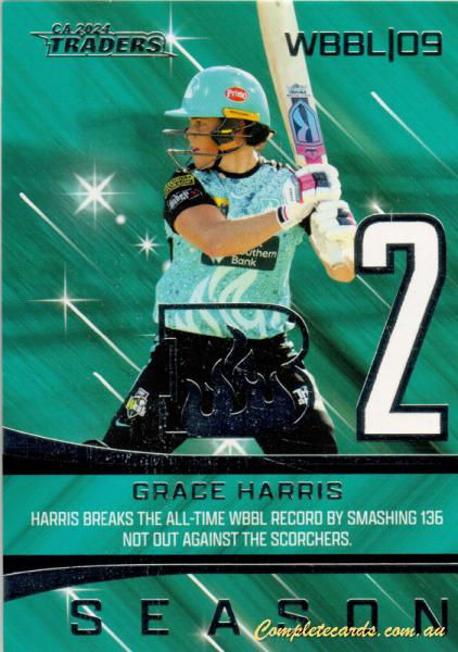 2024-25 Cricket Traders - Season To Remember - STR 04 - Grace Harris - Brisbane Heat