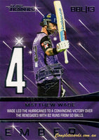 2024-25 Cricket Traders - Season To Remember - STR 09 - Matthew Wade - Hobart Hurricanes