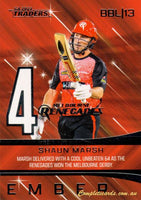 2024-25 Cricket Traders - Season To Remember - STR 12 - Shaun Marsh - Melbourne Renegades