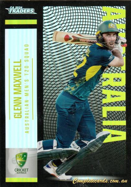 2024-25 Cricket Traders - Pearl Silver - P 024 - Glenn Maxwell - Australia Men's T20