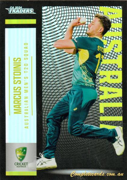 2024-25 Cricket Traders - Pearl Silver - P 025 - Marcus Stoinis - Australia Men's T20