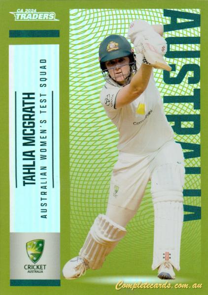 2024-25 Cricket Traders - Pearl Silver - P 033 - Tahlia McGrath - Australia Women's Test