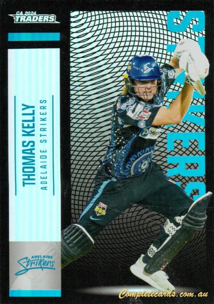 2024-25 Cricket Traders - Pearl Silver - P 058 - Thomas Kelly - Adelaide Strikers
