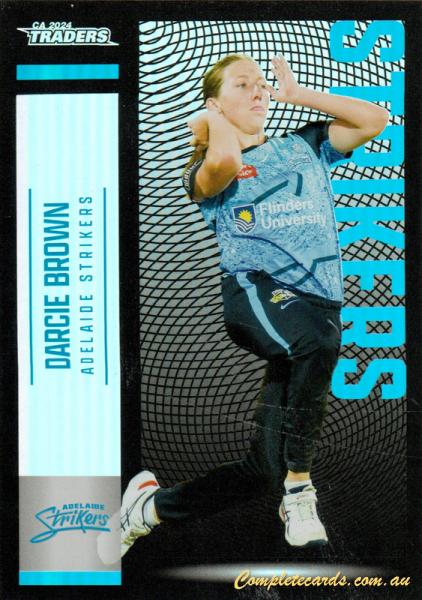 2024-25 Cricket Traders - Pearl Silver - P 063 - Darcie Brown - Adelaide Strikers