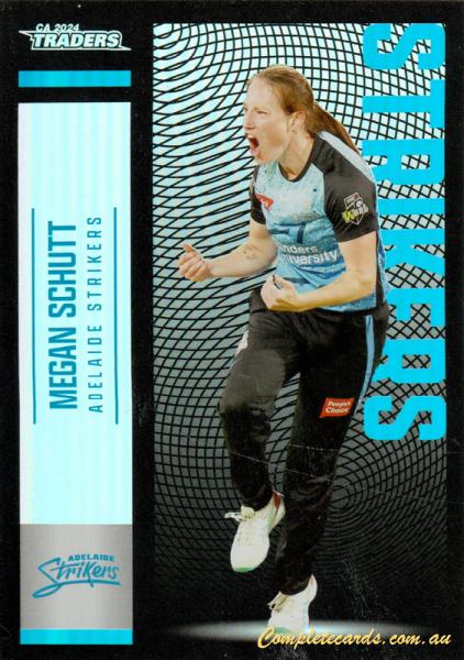 2024-25 Cricket Traders - Pearl Silver - P 065 - Megan Schutt - Adelaide Strikers