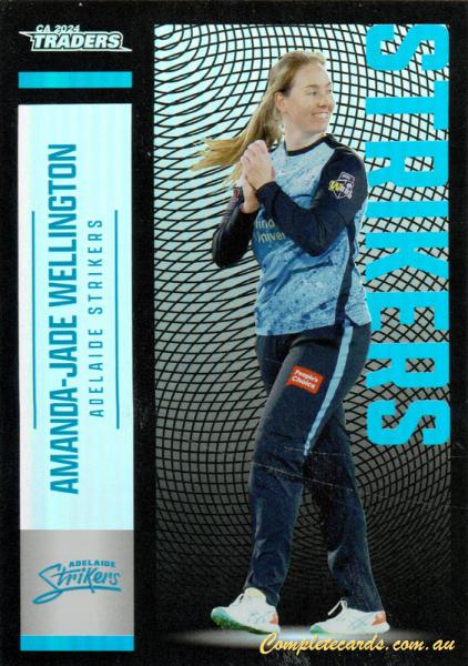 2024-25 Cricket Traders - Pearl Silver - P 066 - Amanda-Jade Wellington - Adelaide Strikers
