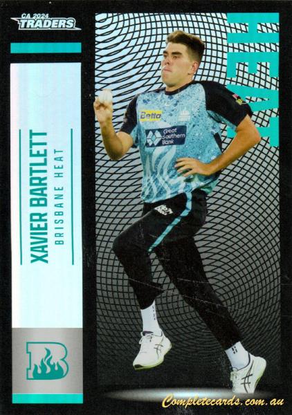 2024-25 Cricket Traders - Pearl Silver - P 067 - Xavier Bartlett - Brisbane Heat