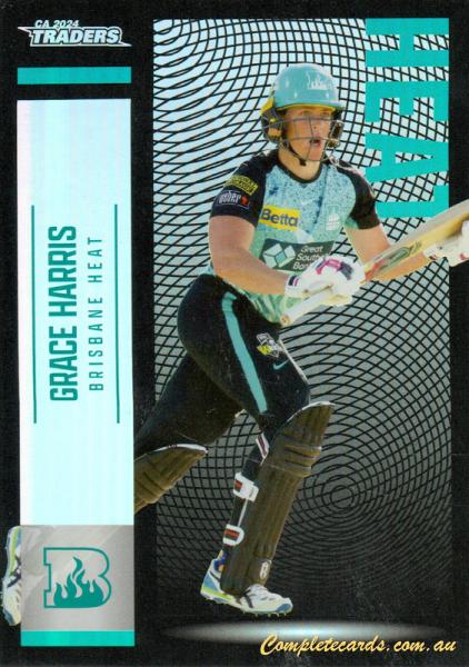 2024-25 Cricket Traders - Pearl Silver - P 076 - Grace Harris - Brisbane Heat