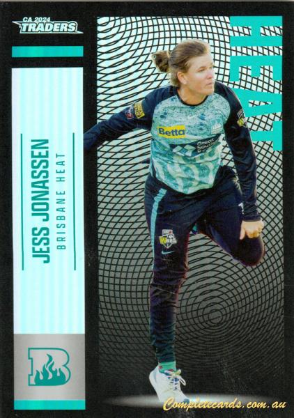 2024-25 Cricket Traders - Pearl Silver - P 077 - Jess Jonassen - Brisbane Heat