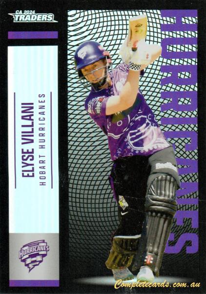 2024-25 Cricket Traders - Pearl Silver - P 090 - Elyse Villani - Hobart Hurricanes