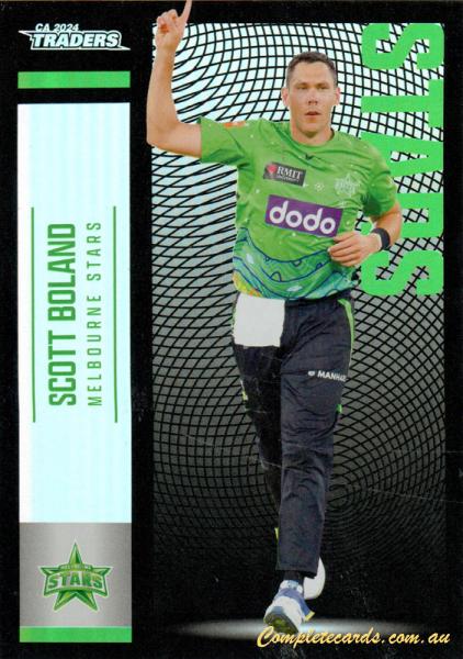 2024-25 Cricket Traders - Pearl Silver - P 103 - Scott Boland - Melbourne Stars