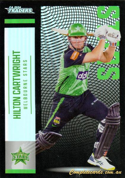2024-25 Cricket Traders - Pearl Silver - P 104 - Hilton Cartwright - Melbourne Stars