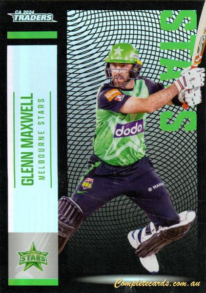 2024-25 Cricket Traders - Pearl Silver - P 106 - Glenn Maxwell - Melbourne Stars