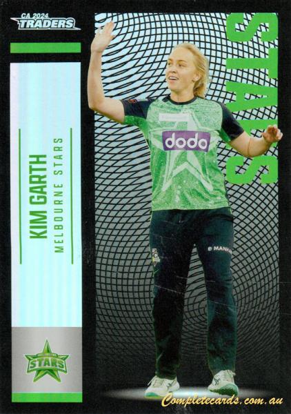 2024-25 Cricket Traders - Pearl Silver - P 112 - Kim Garth - Melbourne Stars
