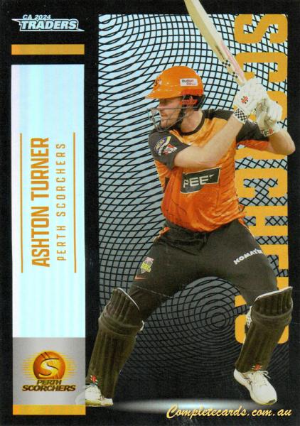 2024-25 Cricket Traders - Pearl Silver - P 122 - Ashton Turner - Perth Scorchers