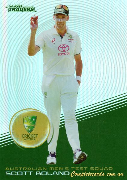 2025-26 Cricket Traders - Silver - S 001 - Scott Boland - Australia Men's Test