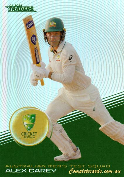 2025-26 Cricket Traders - Silver - S 002 - Alex Carey - Australia Men's Test