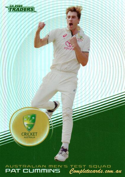 2025-26 Cricket Traders - Silver - S 003 - Pat Cummins - Australia Men's Test