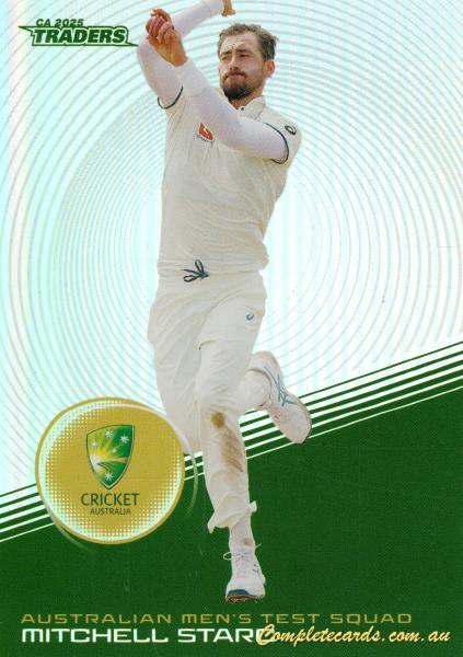 2025-26 Cricket Traders - Silver - S 009 - Mitchell Starc - Australia Men's Test