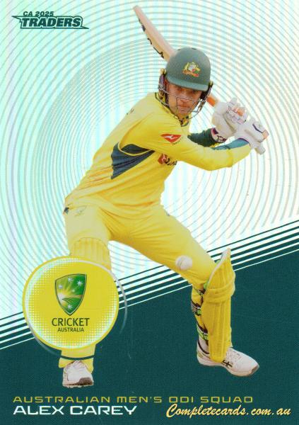 2025-26 Cricket Traders - Silver - S 011 - Alex Carey - Australia Men's ODI