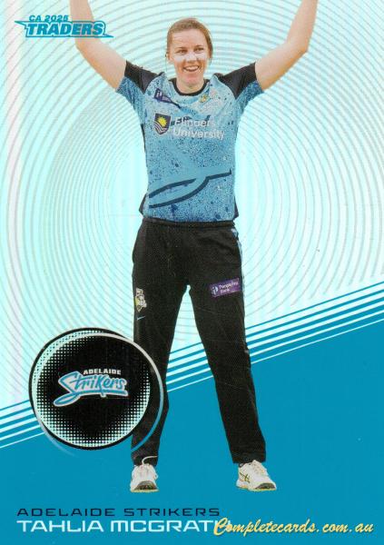 2025-26 Cricket Traders - Silver - S 063 - Tahlia Mcgrath - Adelaide Strikers