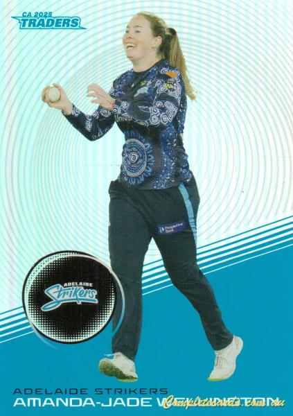 2025-26 Cricket Traders - Silver - S 066 - Amanda-Jade Wellington - Adelaide Strikers