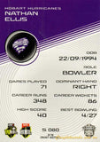 2025-26 Cricket Traders - Silver - S 080 - Nathan Ellis - Hobart Hurricanes
