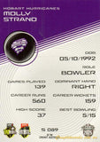 2025-26 Cricket Traders - Silver - S 089 - Molly Strano - Hobart Hurricanes