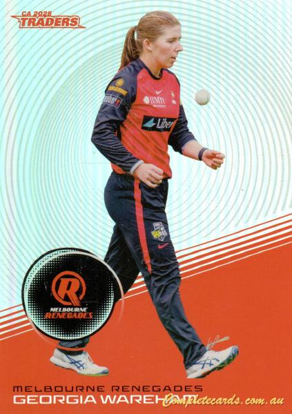 2025-26 Cricket Traders - Silver - S 101 - Georgia Wareham - Melbourne Renegades
