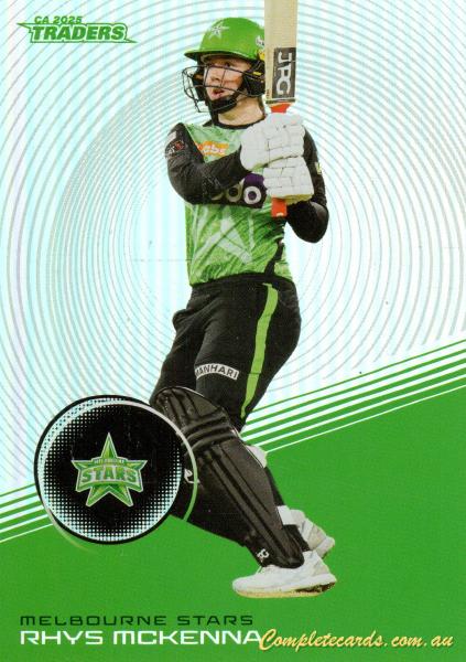 2025-26 Cricket Traders - Silver - S 113 - Rhys Mckenna - Melbourne Stars