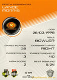 2025-26 Cricket Traders - Silver - S 119 - Lance Morris - Perth Scorchers