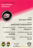 2025-26 Cricket Traders - Silver - S 137 - Alyssa Healy - Sydney Sixers