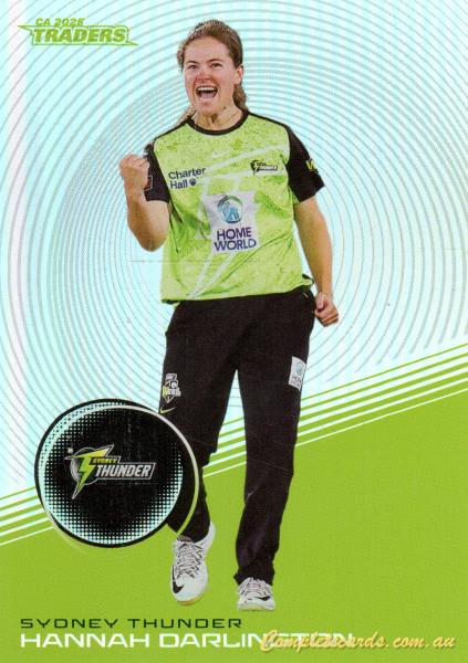 2025-26 Cricket Traders - Silver - S 148 - Hannah Darlington - Sydney Thunder