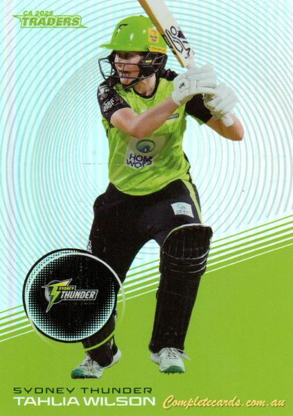 2025-26 Cricket Traders - Silver - S 150 - Tahlia Wilson - Sydney Thunder
