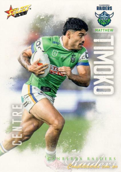2026 NRL Select League Heroes - Base - 024 - Matthew Timoko – Dave and ...