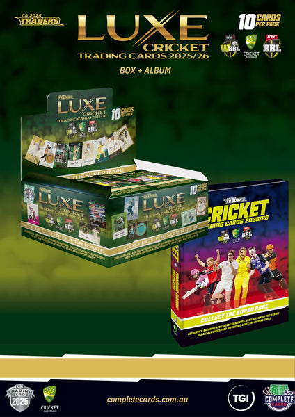 2025-26 TGI Traders Cricket Australia Luxe - Box + Album