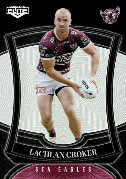 2023 NRL Elite Silver Special - P057 - Lachlan Croker - Manly-Warringah Sea Eagles