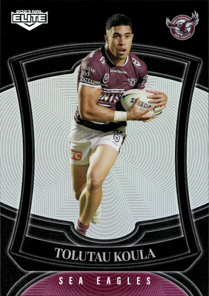 2023 NRL Elite Silver Special - P059 - Tolutau Koula - Manly-Warringah Sea Eagles