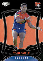 2023 NRL Elite Silver Special - P080 - Jacob Saifiti - Newcastle Knights