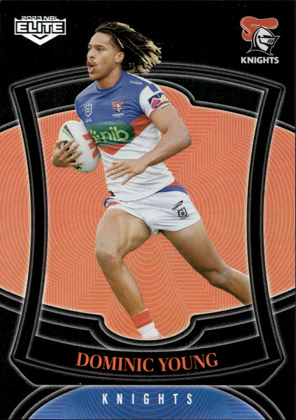 2023 NRL Elite Silver Special - P081 - Dominic Young - Newcastle Knights