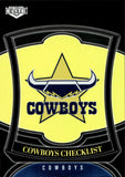 2023 NRL Elite Silver Special - P082 - North Queensland Cowboys Checklist - North Queensland Cowboys