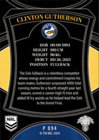 2023 NRL Elite Silver Special - P094 - Clinton Gutherson - Parramatta Eels